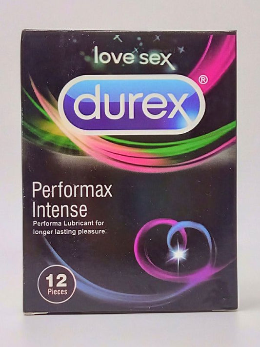 Durex Performax Intense Condoms - 12 Special Lubricated CondomsCondomswww.viga.pk