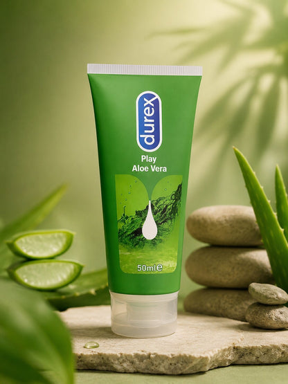 Durex Play Aloe Vera Lubricant 50ml – Water-Based, Condom-Safe & Gentle on SkinLubricantwww.viga.pk