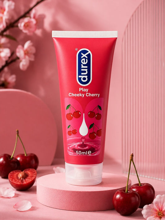 Durex Play Cheeky Cherry Lubricant 50ml – Flavoured Water-Based LubeLubricantwww.viga.pk