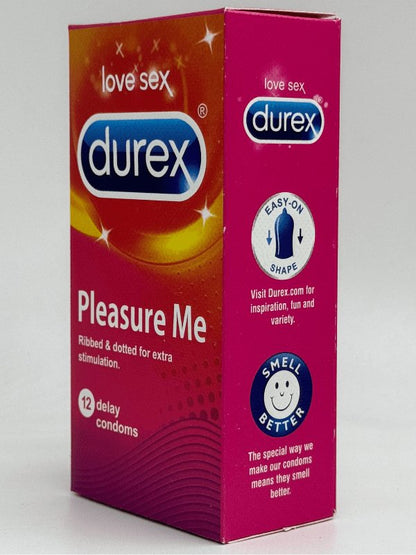 Durex Pleasure Me Condoms - 12 Ribbed & Dotted CondomsCondomswww.viga.pk