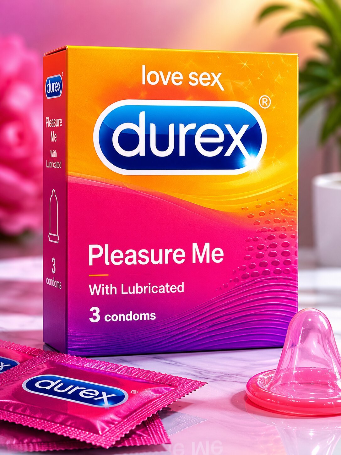 Durex Pleasure Me Condoms – Dotted & Lubricated for Extra Stimulation (3 Pack)Condomswww.viga.pk