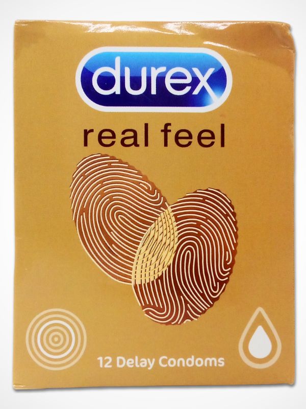 Durex Real Feel Condom - 12 Delay CondomsCondomswww.viga.pk