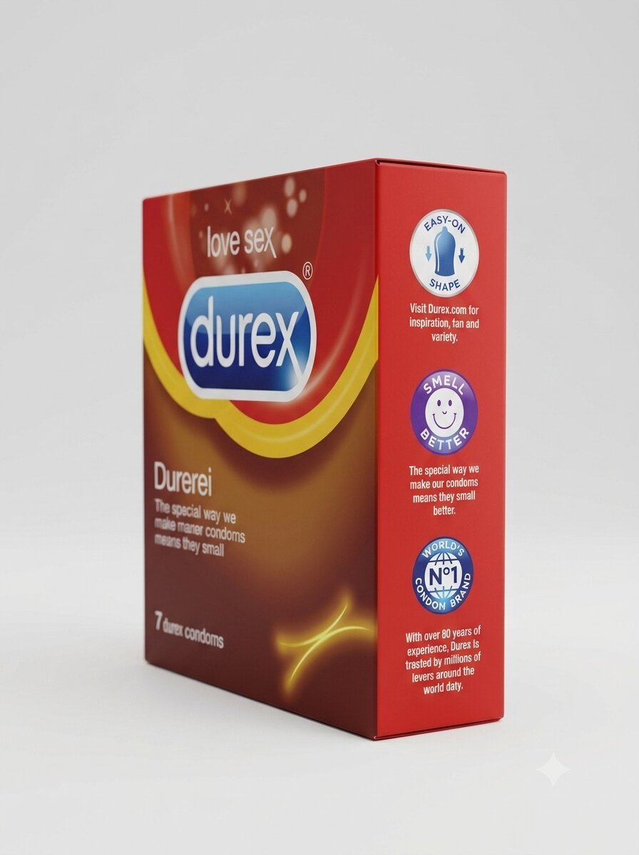 Durex Real Feel Condoms – Natural Skin Feeling - Extra Time Delay | Pack of 3Condomswww.viga.pk