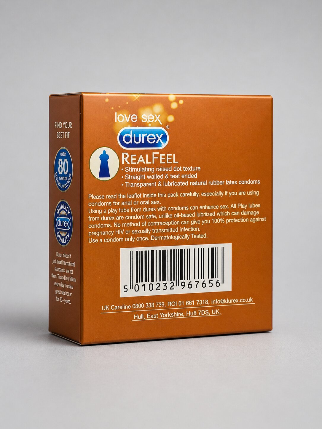 Durex Real Feel Non - Latex Condoms – Natural Skin Feeling | Pack of 3Condomswww.viga.pk