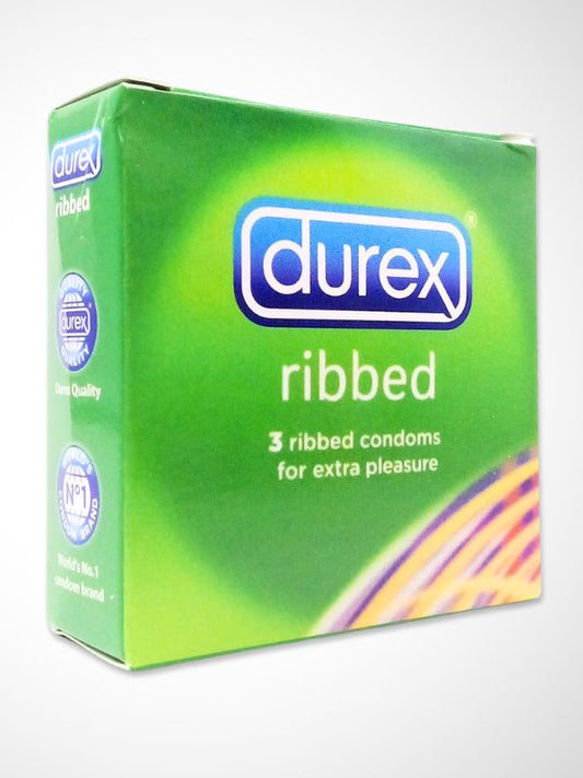 Durex Ribbed Condoms - 3 Condoms For Extra PleasureCondomswww.viga.pk