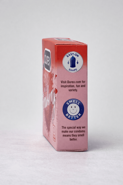 Durex Strawberry Flavored Condoms - 3 Premium Latex Condoms with Sweet ScentCondomswww.viga.pk