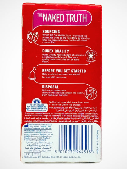 Durex Thin Feel Condoms - 12 Super Thin Condoms (Imported)Condomswww.viga.pk