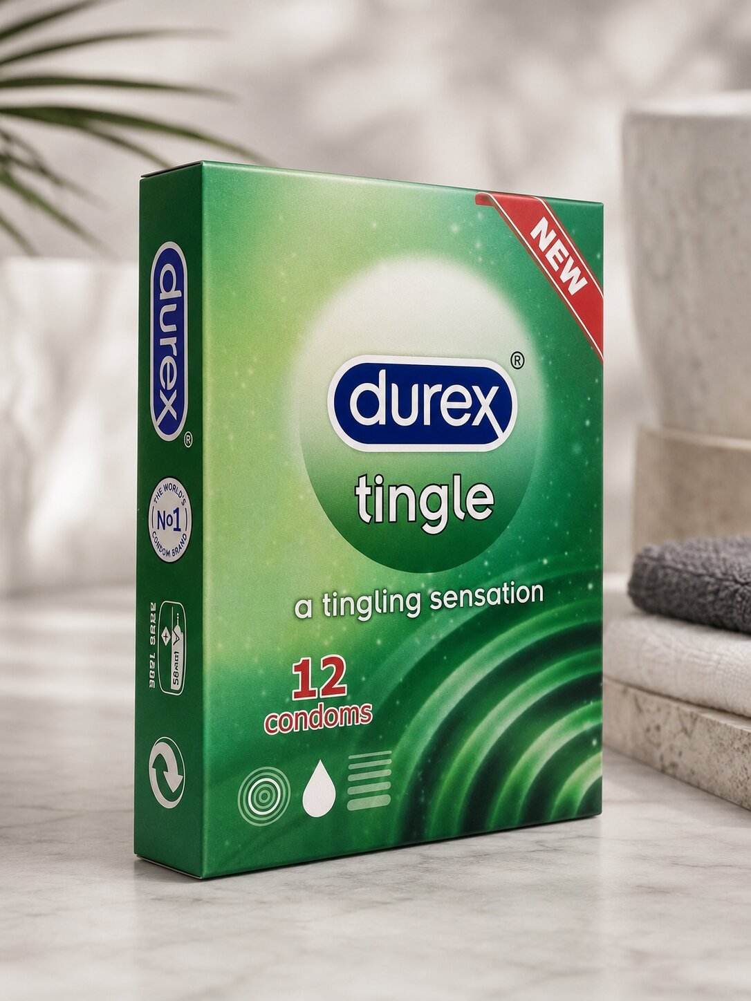 Durex Tingle Condoms – 12 Pack | Tingling Lubricant, Textured, Extra SensationCondomswww.viga.pk