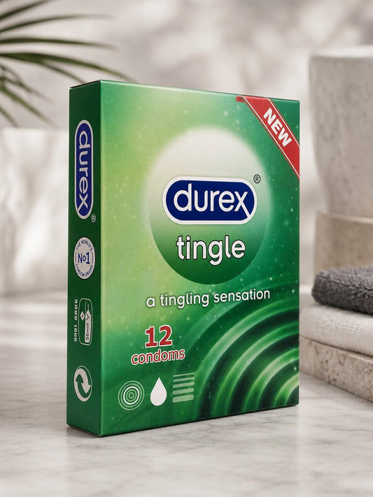 Durex Tingle Condoms – 12 Pack | Tingling Lubricant, Textured, Extra SensationCondomswww.viga.pk