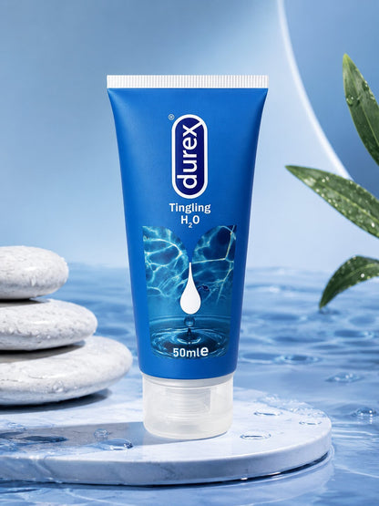 Durex Tingling Lubricant 50ml – Water-Based Tingling Lube for Enhanced SensationLubricantwww.viga.pk