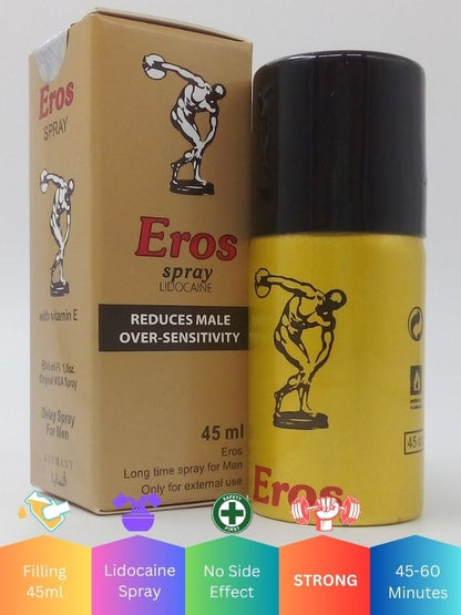 Eros Spray Lidocaine - Long Time Spray For MenMen Delay Spraywww.viga.pk