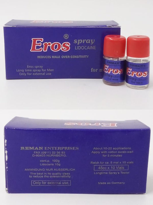 Eros Spray Tester - 10 vials (5ml) EachMen Delay Spraywww.viga.pk