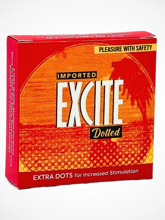 Excite Dotted Condoms - 3 Extra Dots CondomsCondomswww.viga.pk