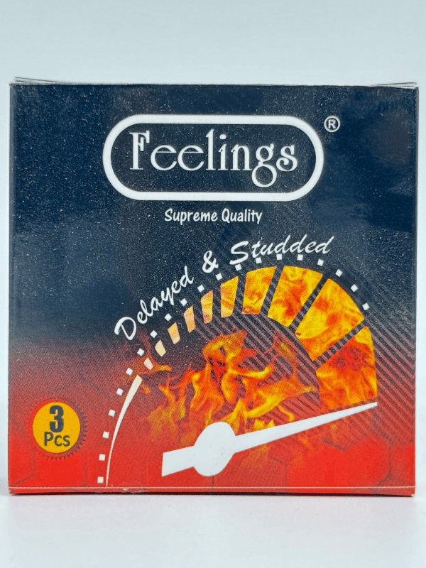 Feelings Condom Supreme Quality - 3 Delayed, Studded CondomsCondomswww.viga.pk