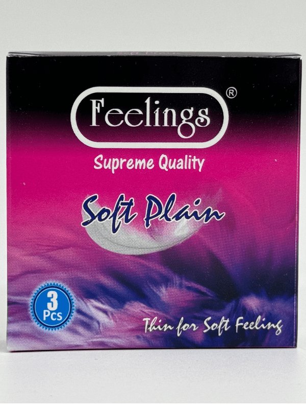 Feelings Condoms - 3 Soft Plain Thin CondomsCondomswww.viga.pk