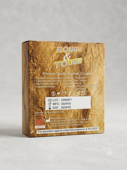 Happy Life Rough & Tough Studded Condoms for Men | Pack of 3Condomswww.viga.pk