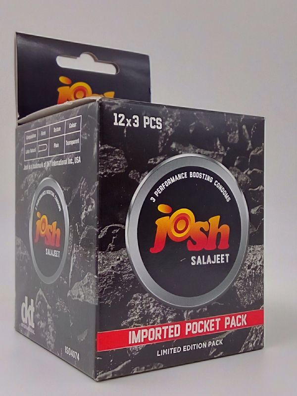 Josh Condoms Salajeet - 12 x 3 Condoms Pack – www.viga.pk