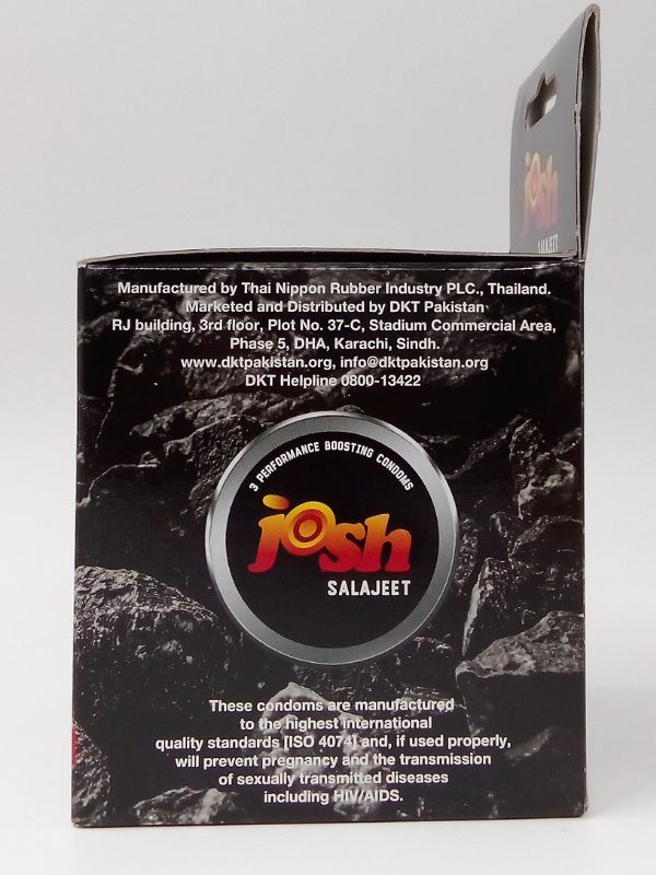 Josh Condoms Salajeet - 12 x 3 Condoms PackCondomswww.viga.pk