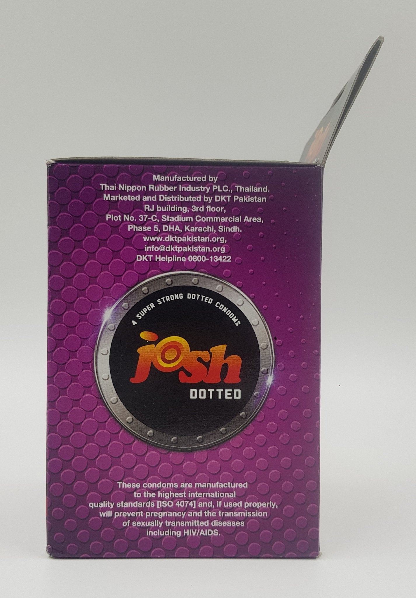 Josh Dotted Condoms - 12 x 4 Pack of Josh CondomsCondomswww.viga.pk