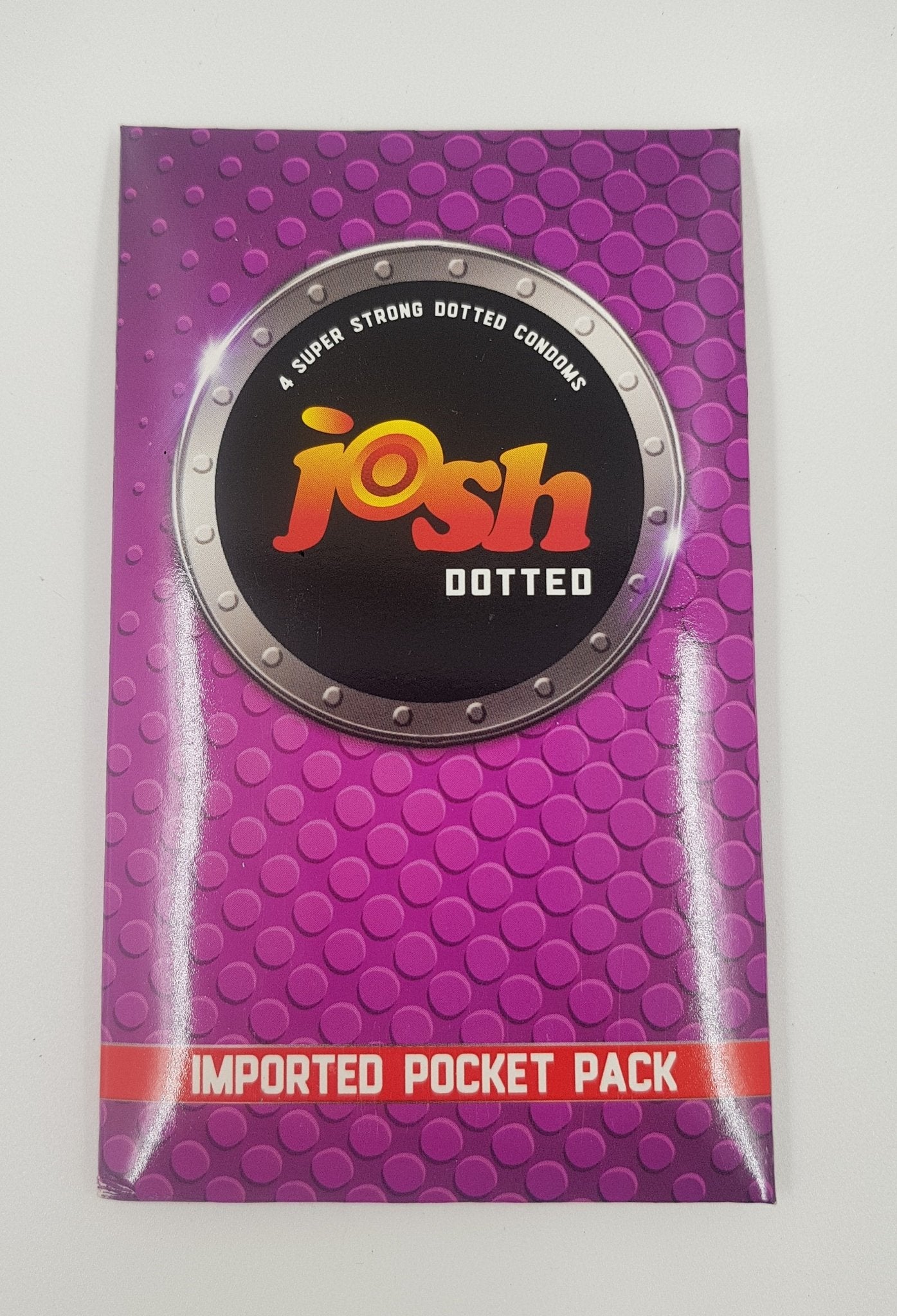 Josh Dotted Condoms 4 Pieces - Dotted CondomsCondomswww.viga.pk