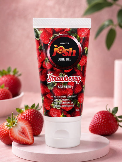 Josh Lube Gel Strawberry – Water Based Lubricant 30mlPersonal Lubricantwww.viga.pk