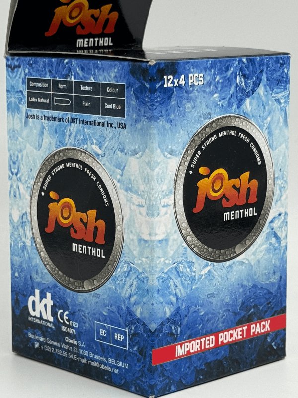 Josh Menthol Condoms - 12 x 4 Pack of CondomsCondomswww.viga.pk