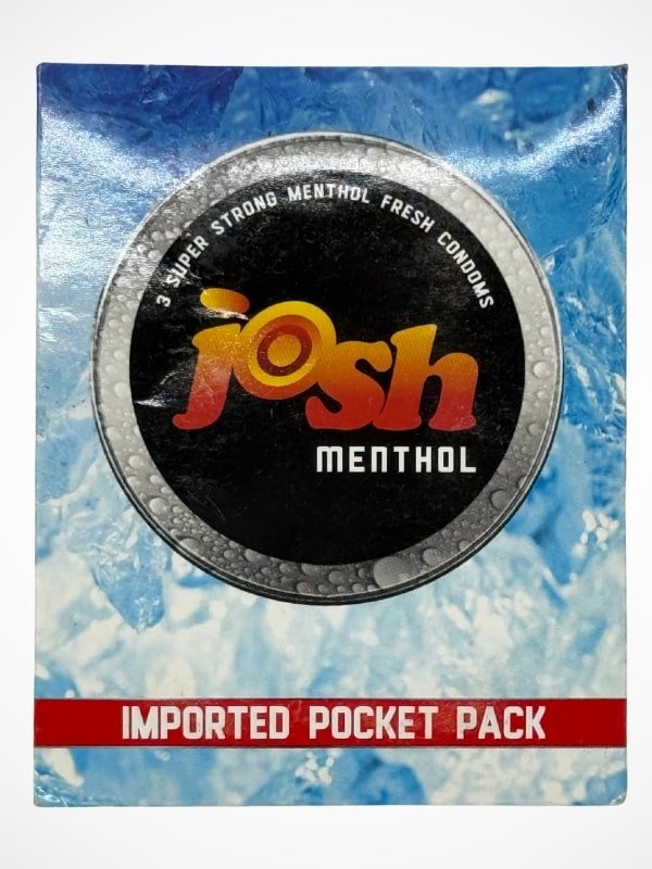 Josh Menthol Condoms - 3 Strong Condoms – www.viga.pk