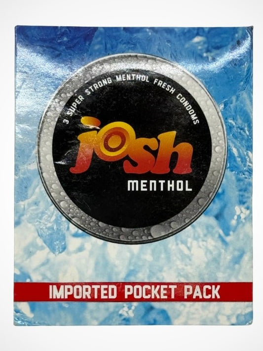 Josh Menthol Condoms - 3 Strong CondomsCondomswww.viga.pk