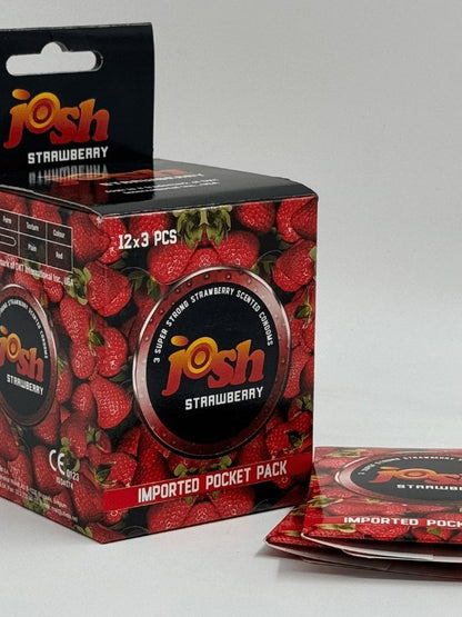 Josh Strawberry Condom - 36 Condoms PackCondomswww.viga.pk