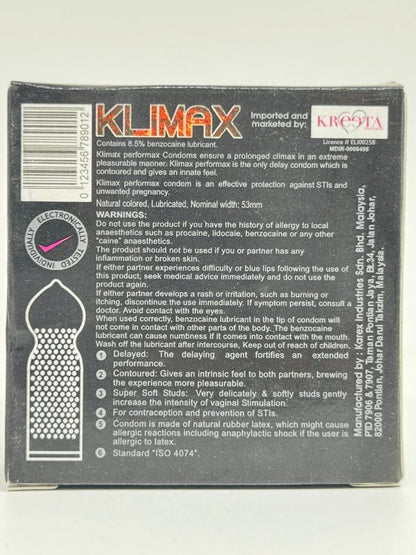 Klimax Condom Performax - 2 Premium Quality CondomsCondomswww.viga.pk