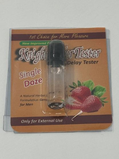 Knight Rider Testers - 6 Flavors - 12 Single Doz TestersMen Delay Spraywww.viga.pk