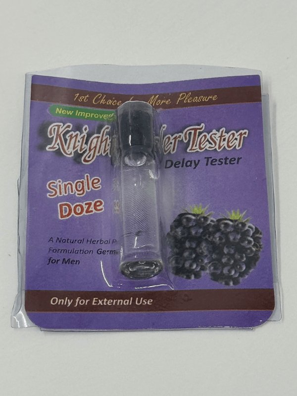 Knight Rider Testers - 6 Flavors - 12 Single Doz TestersMen Delay Spraywww.viga.pk