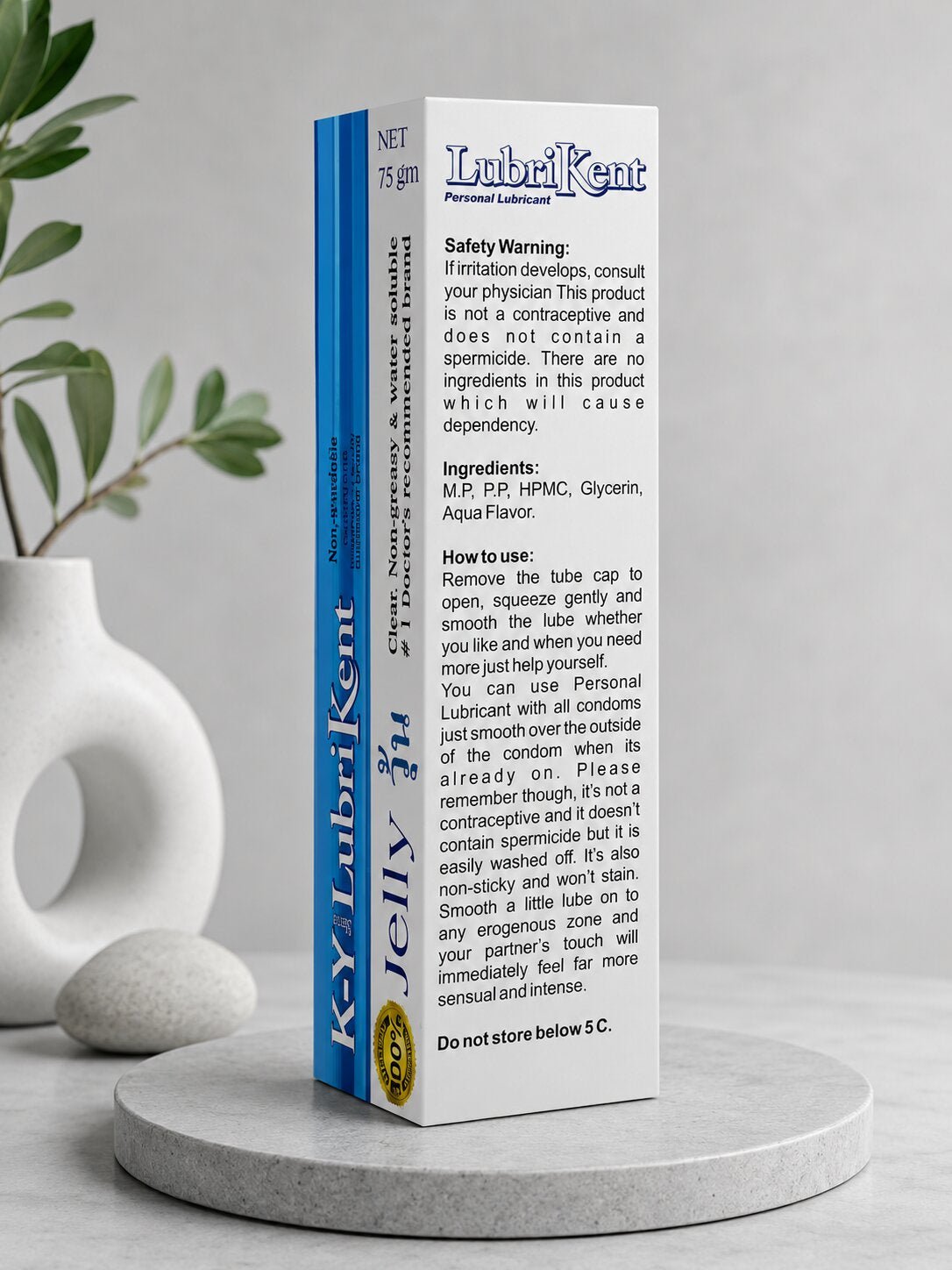 KY LubriKent Personal Lubricant 75g | Water - Based, Non - Greasy & OdorlessPersonal Lubricantwww.viga.pk