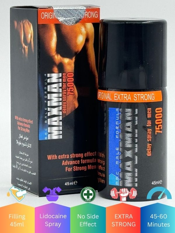 Maxman 75000 Delay Spray Extra Strong Effect Spray Viga Pk