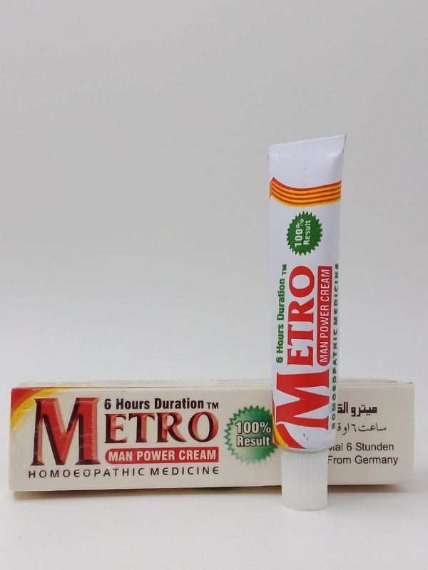 Metro Cream - Homoeopathic Man Power Cream - 100% ResultMen Delay Creamwww.viga.pk