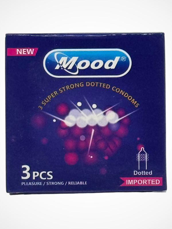 Mood Dotted Condoms - 3 Super Strong Dotted CondomsCondomswww.viga.pk