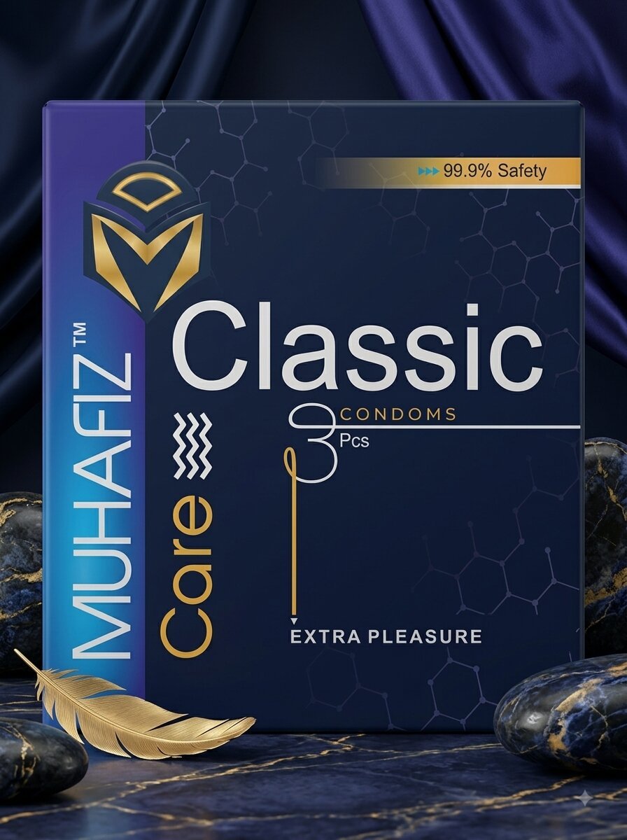 Muhafiz Classic Condoms – Pack of 3 | Extra Pleasure, Natural LatexCondomswww.viga.pk