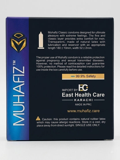 Muhafiz Classic Condoms – Pack of 3 | Extra Pleasure, Natural LatexCondomswww.viga.pk