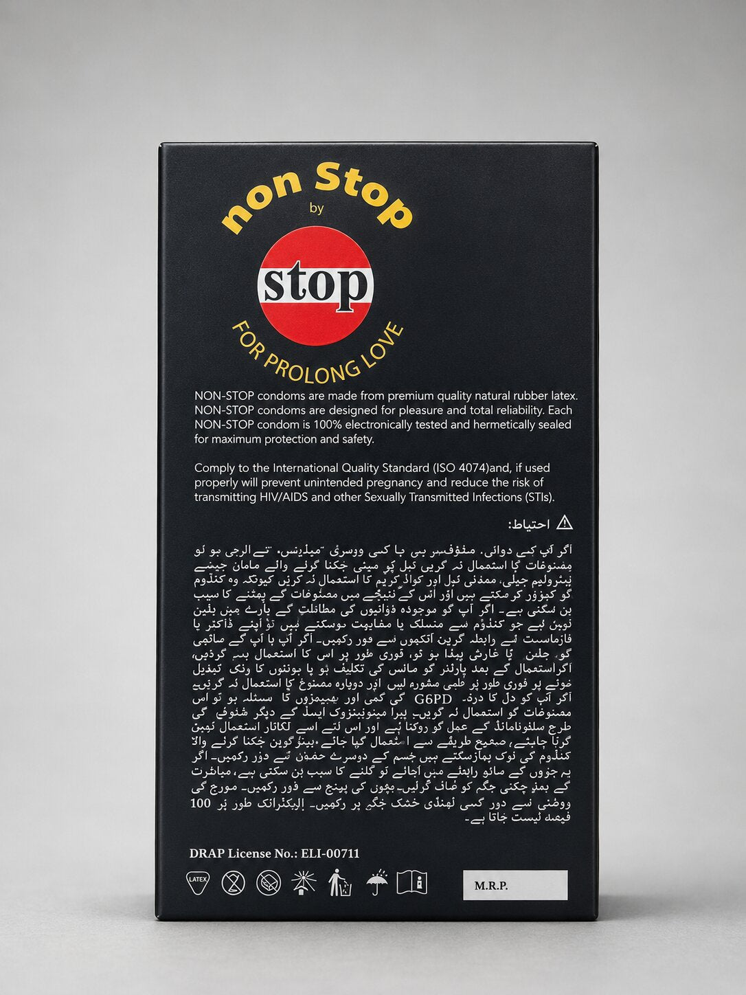 Non Stop Dotted & Lubricated Condoms – 12 Pack | Delay, Contoured & Extra StrongCondomswww.viga.pk