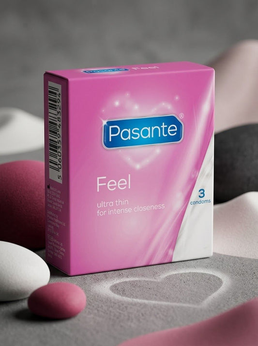 Pasante Feel Condoms – Ultra Thin for Intense Closeness | Pack of 3Condomswww.viga.pk