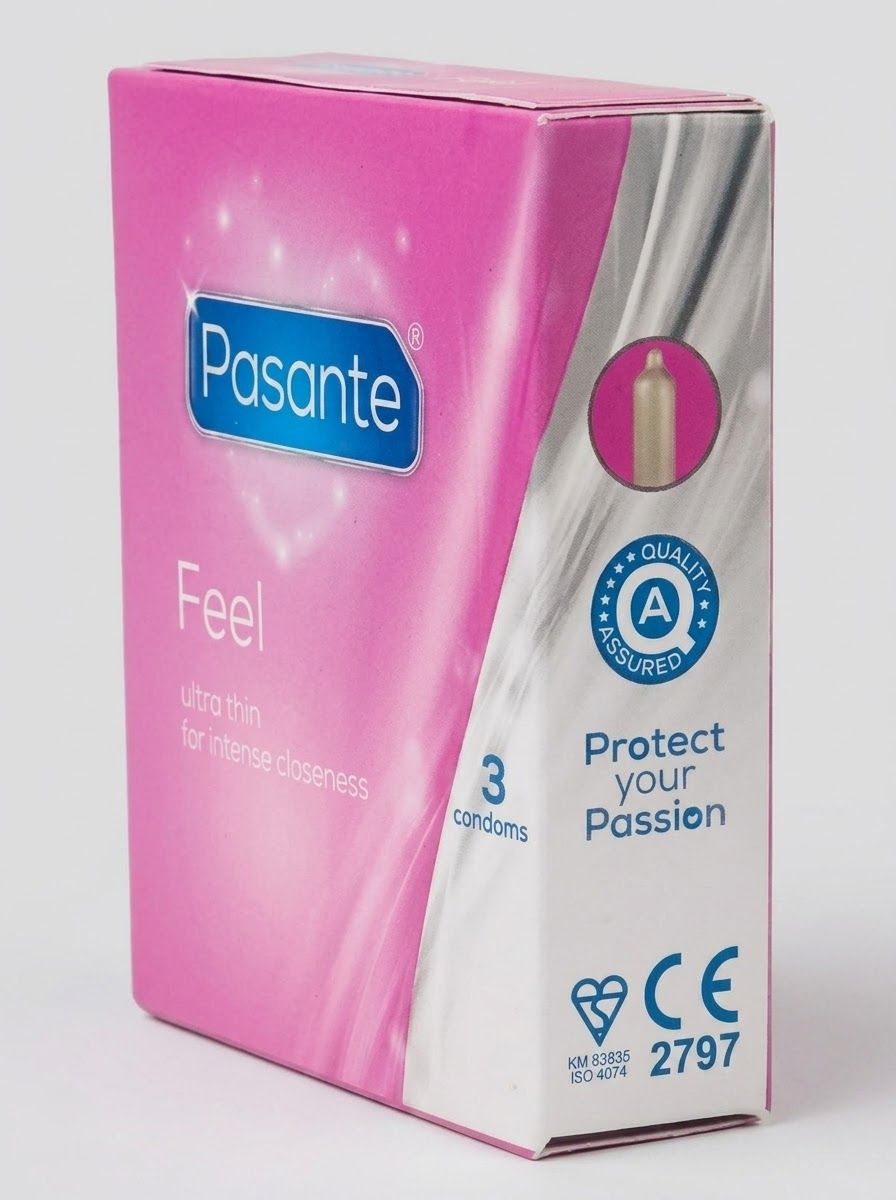 Pasante Feel Condoms – Ultra Thin for Intense Closeness | Pack of 3Condomswww.viga.pk