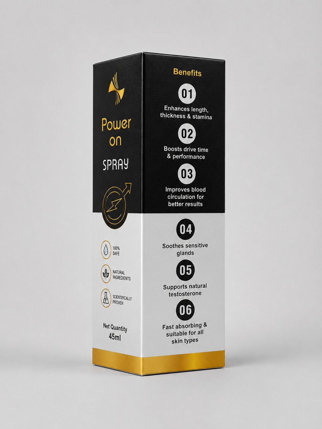Power On Delay Spray for Men 45ml – Long-Lasting Performance (Local Made)Men Delay Spraywww.viga.pk