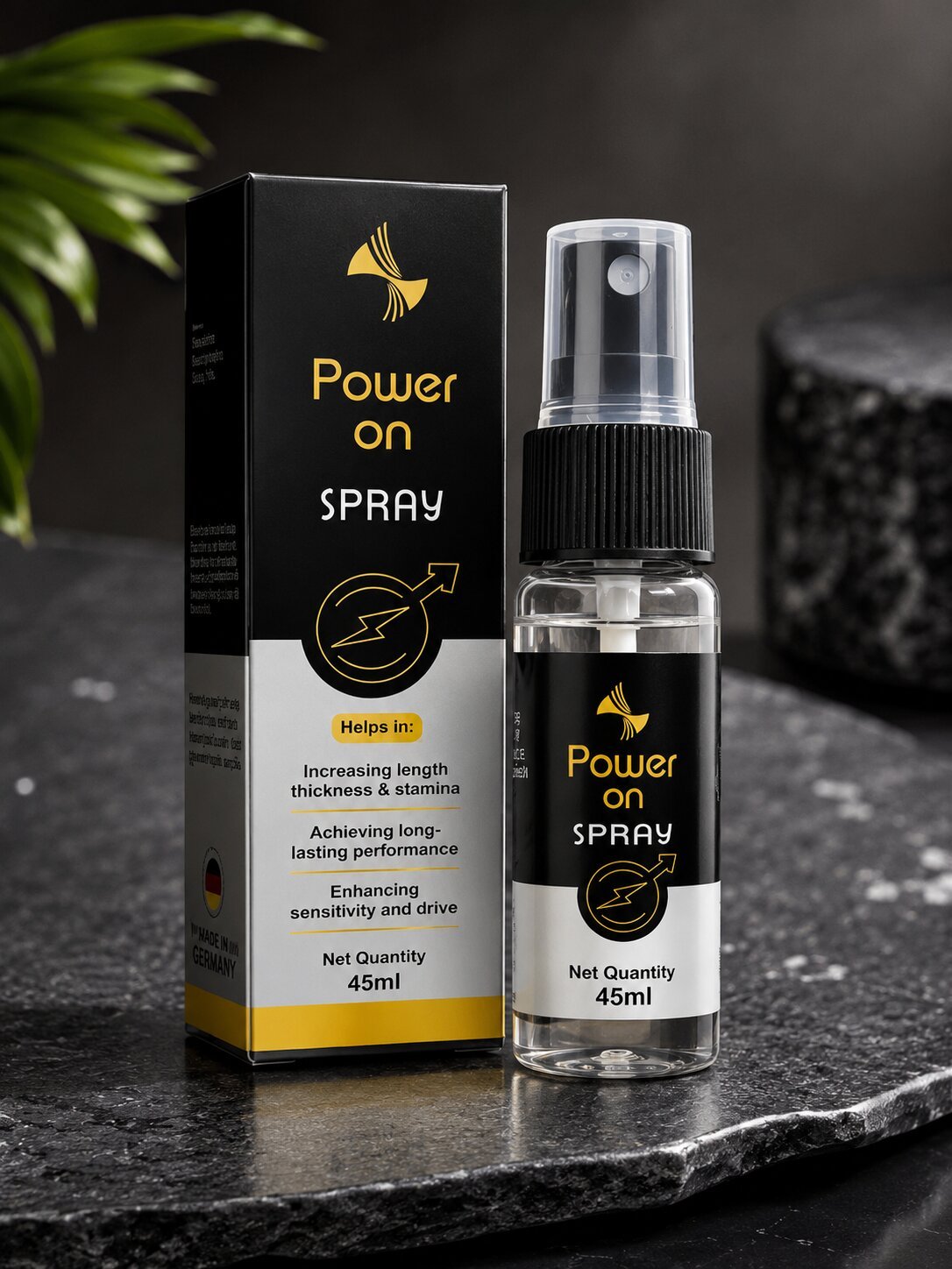 Power On Delay Spray for Men 45ml – Long-Lasting Performance (Local Made)Men Delay Spraywww.viga.pk