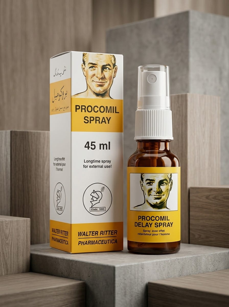 Procomil Delay Spray 45ml – Long-Lasting - Local MadeMen Delay Spraywww.viga.pk