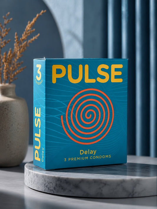 Pulse Delay Condoms | 3-Pack | Benzocaine Long-Lasting PerformanceCondomswww.viga.pk