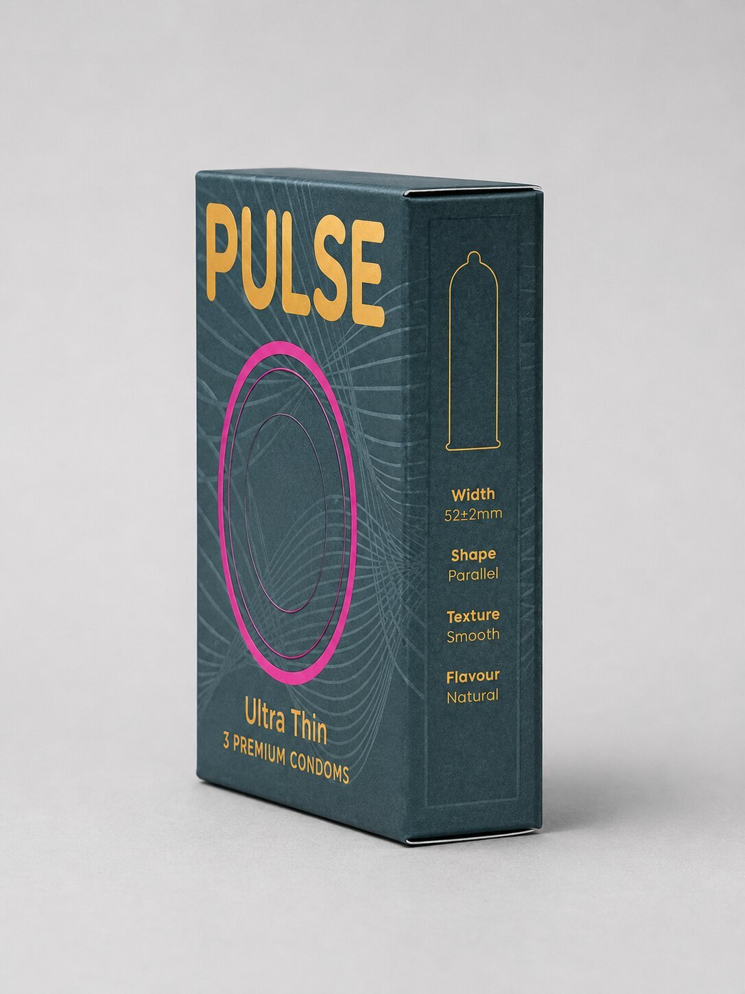 Pulse Ultra Thin Condoms | 3-Pack | Natural Feeling & Maximum ProtectionCondomswww.viga.pk
