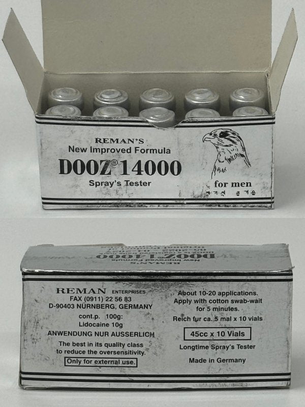 Reman Dooz 14000 Delay Spray Testers 5ml x 10 vialsMen Delay Spraywww.viga.pk