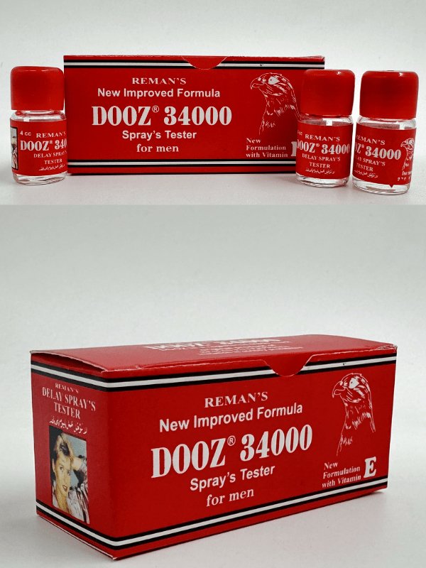 Reman Dooz 34000 Delay Spray Testers - 10 vials (5ml) EachMen Delay Spraywww.viga.pk