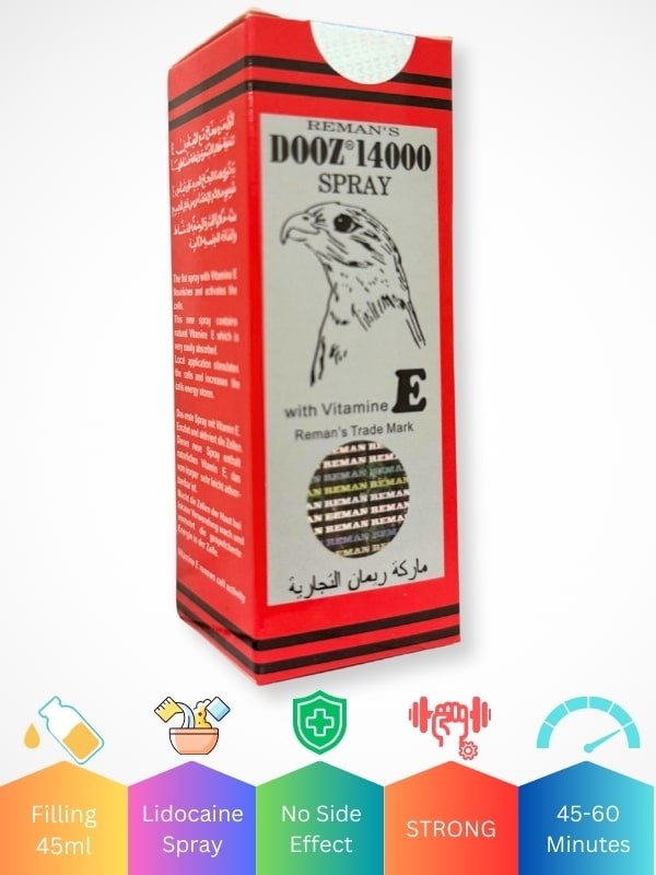 Reman's Dooz 14000 Spray 45ml - Long Last Delay SprayMen Delay Spraywww.viga.pk