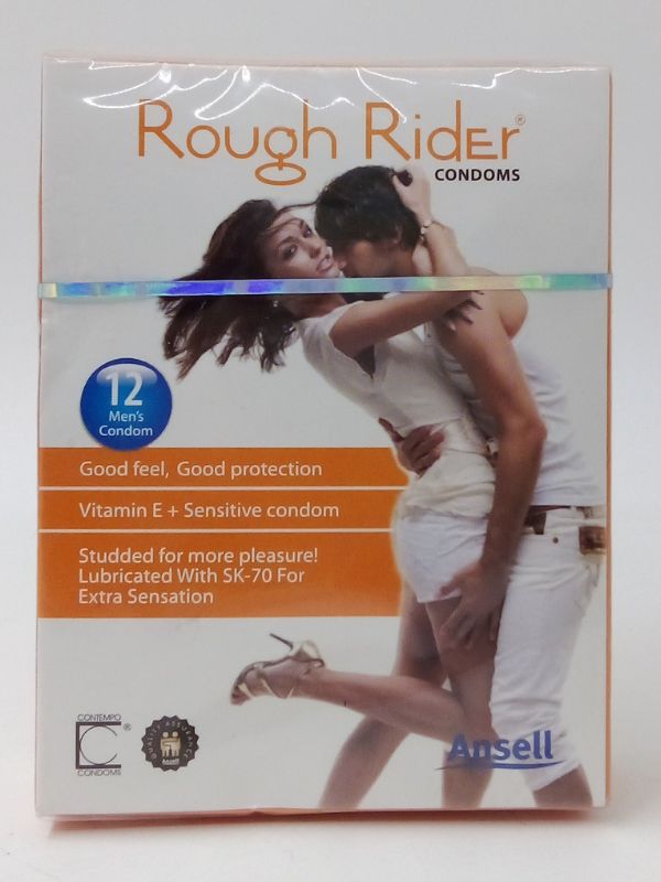 Rough Rider Condoms - 12 Studded Lubricated CondomsCondomswww.viga.pk